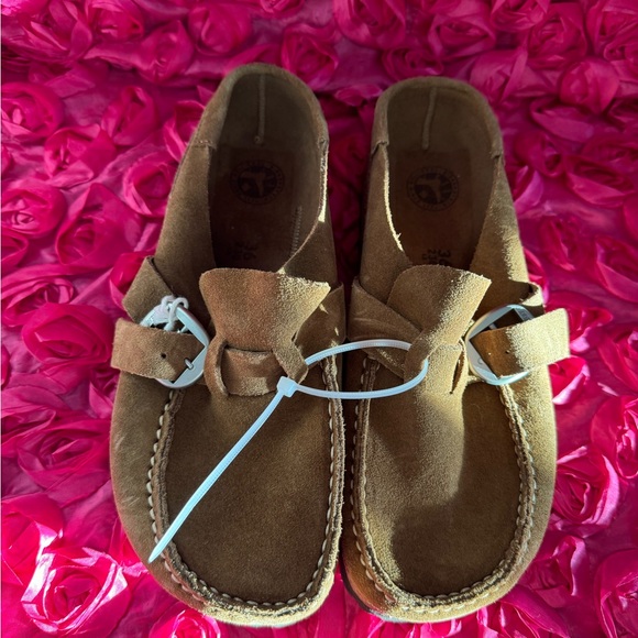 Birkenstock Buckley Women's Clogs Brown Leather - Picture 2 of 7